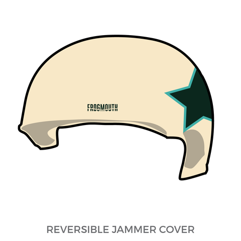 Kansas City Roller Warriors 18th & Vines: Jammer Helmet Cover (Cream)
