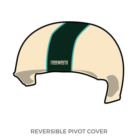 Kansas City Roller Warriors 18th & Vines: Pivot Helmet Cover (Cream)