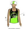 Atomic City Roller Derby: Reversible Uniform Jersey (GreenR/BlackG)