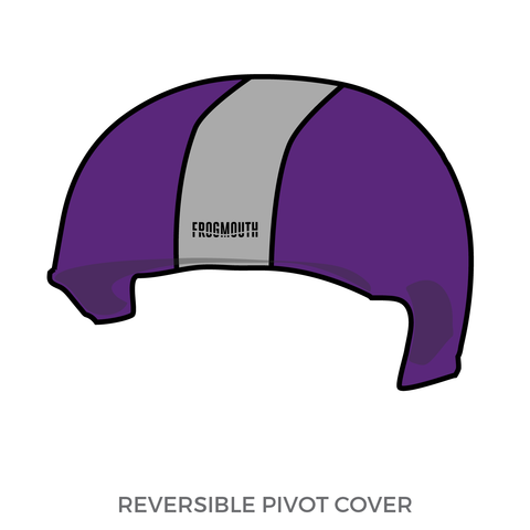 Bangor Area Derby BAD Omens: Pivot Helmet Cover (Purple)