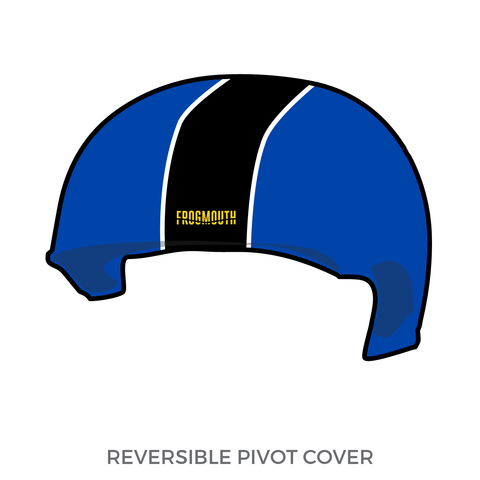 Black-N-Bluegrass Roller Girls: Pivot Helmet Cover (Blue)