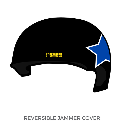 Black-N-Bluegrass Roller Girls: Jammer Helmet Cover (Black)