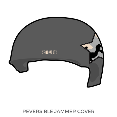 Alamo City Roller Girls Bradley Bombshells: Jammer Helmet Cover (Gray)