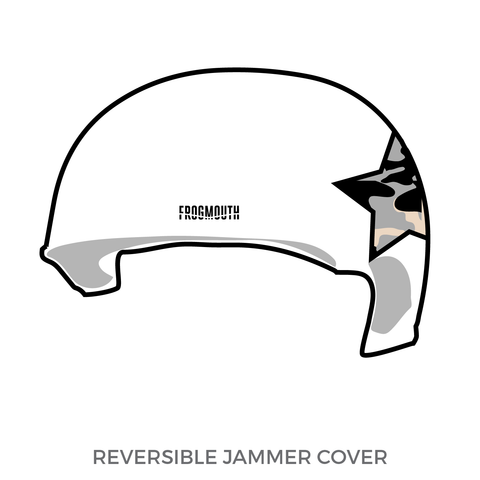 Alamo City Roller Girls Bradley Bombshells: Jammer Helmet Cover (White)