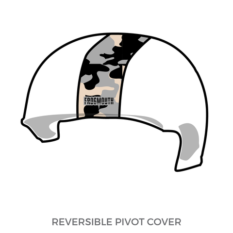 Alamo City Roller Girls Bradley Bombshells: Pivot Helmet Cover (White)