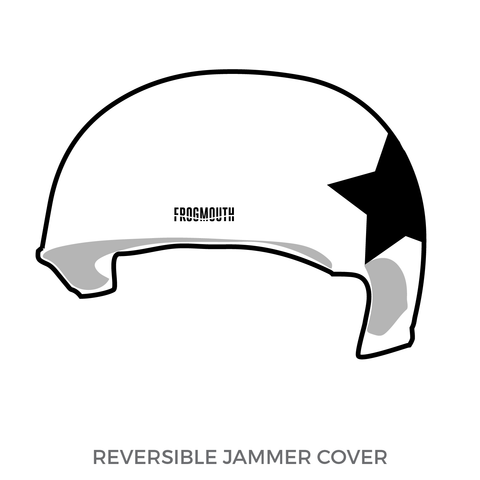 Boston Roller Derby All Stars: Jammer Helmet Cover (White)