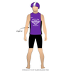 Charlotte Roller Derby: Uniform Jersey (Purple)