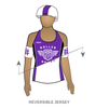 Charlotte Roller Derby: Reversible Uniform Jersey (WhiteR/PurpleR)