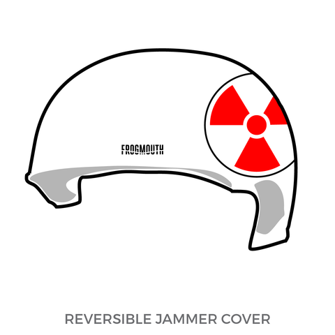 Chemical Valley Roller Derby: Jammer Helmet Cover (White)