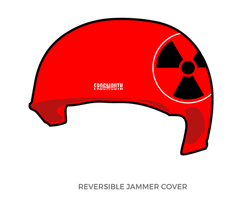 Chemical Valley Roller Derby: Jammer Helmet Cover (Red)