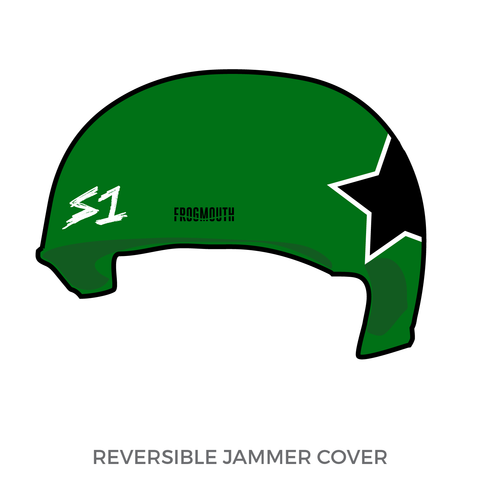 Classic City Rollergirls S1 Jammer Helmet Cover (Green)