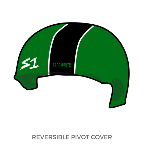 Classic City Rollergirls S1 Pivot Helmet Cover (Green)