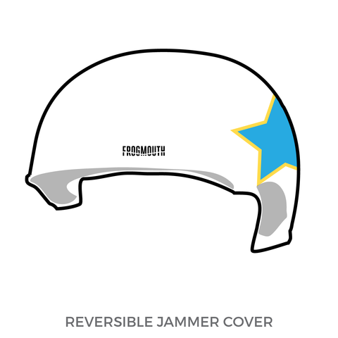Fox Cities Roller Derby: Jammer Helmet Cover (White)