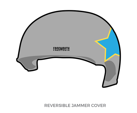 Fox Cities Roller Derby: Jammer Helmet Cover (Gray)
