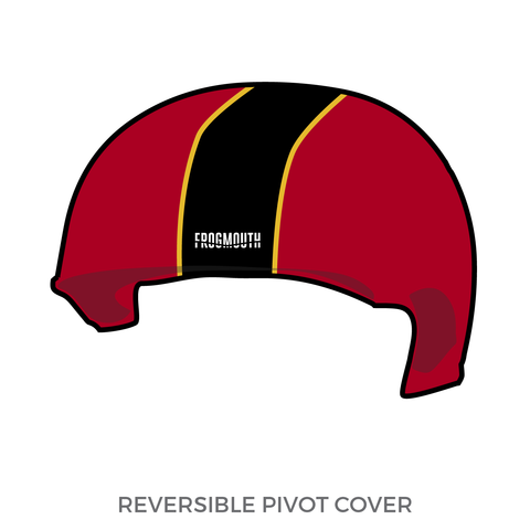 Gold Coast Derby Grrls: Pivot Helmet Cover (Red)