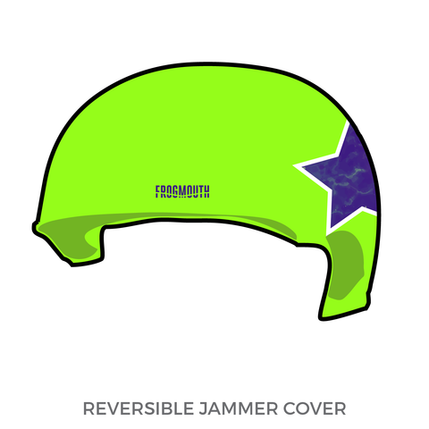 Houston United Roller Derby: Jammer Helmet Cover (Green)