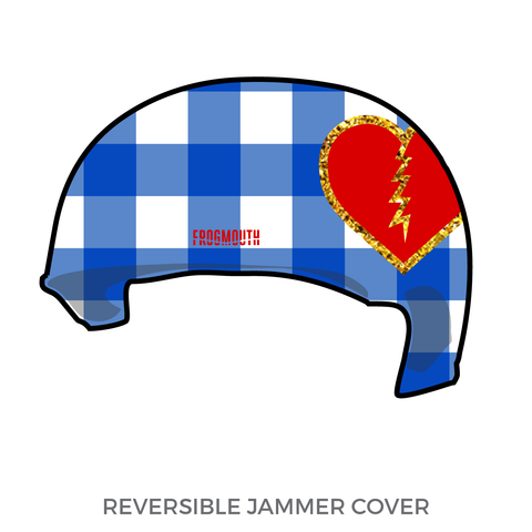 Texas Rollergirls Honky Tonk Heartbreakers: Jammer Helmet Cover (Plaid)