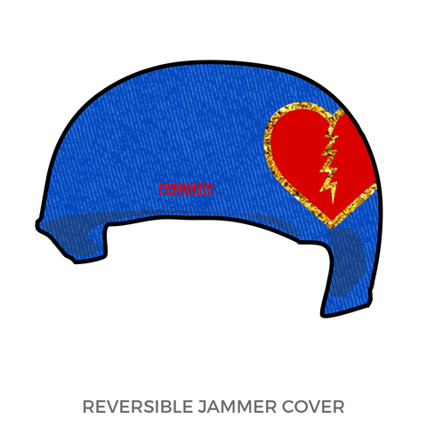Texas Rollergirls Honky Tonk Heartbreakers: Jammer Helmet Cover (Blue)