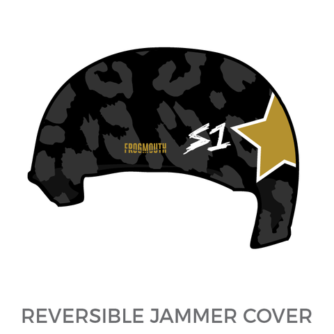 Jacksonville Roller Derby: Jammer Helmet Cover (Black)
