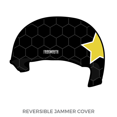 Rose City Rollers Rose Petals Killer Bees: Jammer Helmet Cover (Black)