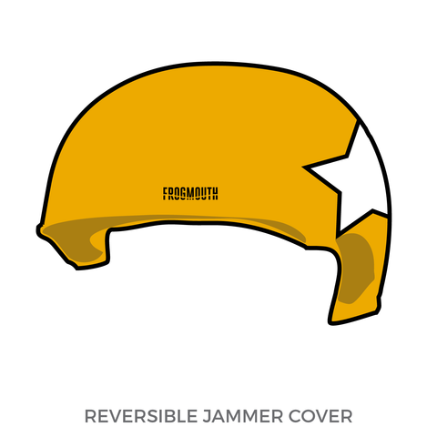 Greenville Roller Derby Mill Town Terrors: Jammer Helmet Cover (Yellow)