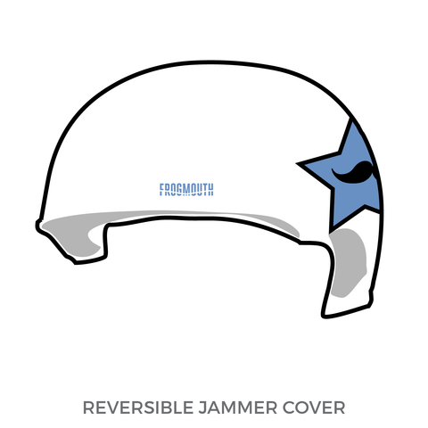 Nashville Junior Roller Derby: Jammer Helmet Cover (White)