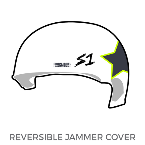 Rat City Roller Derby All Stars: Jammer Helmet Cover (White)
