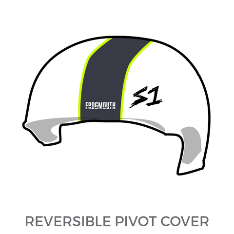 Rat City Roller Derby All Stars: Pivot Helmet Cover (White)