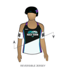 Rock Town Roller Derby: Reversible Uniform Jersey (WhiteR/BlackR)