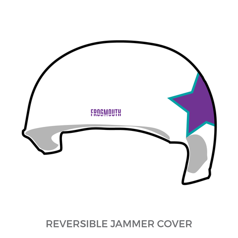 Rock Town Roller Derby: Jammer Helmet Cover (White)