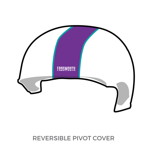 Rock Town Roller Derby: Pivot Helmet Cover (White)