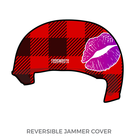 Tragic City Rollers SASSquatches: Jammer Helmet Cover (Red)
