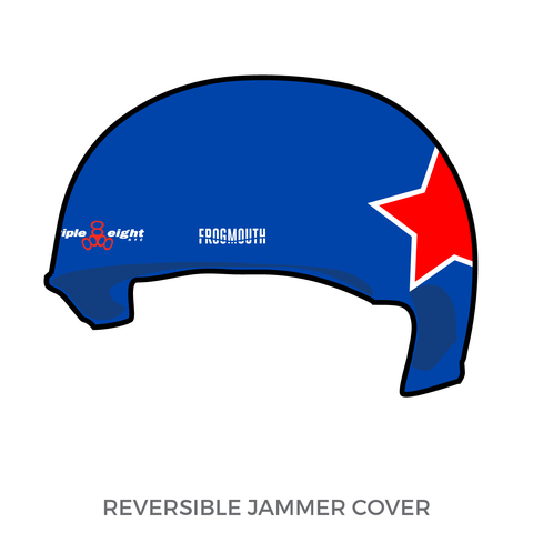 Montreal Roller Derby Sexpos: Jammer Helmet Cover (Blue)