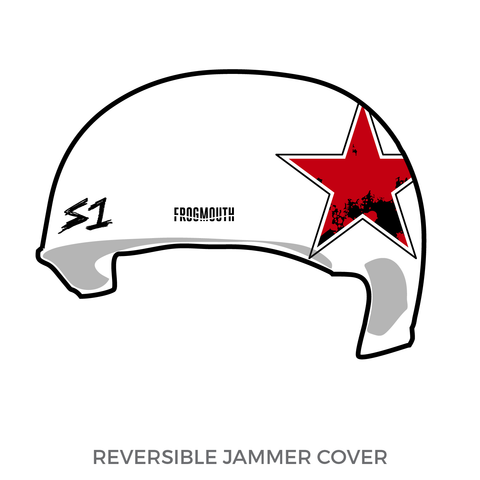 Texas Rollergirls Travel Teams: Jammer Helmet Cover (White)
