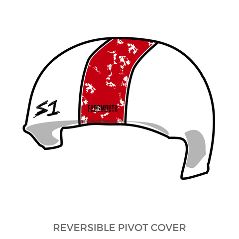 Texas Rollergirls Travel Teams: Pivot Helmet Cover (White)