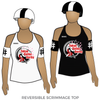 Tokyo Roller Derby: Reversible Scrimmage Jersey (White Ash / Black Ash)