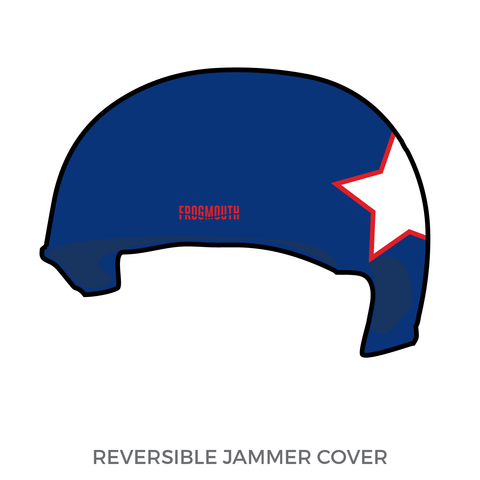 Connecticut RollerGirls Yankee Brutals: Jammer Helmet Cover (Blue)