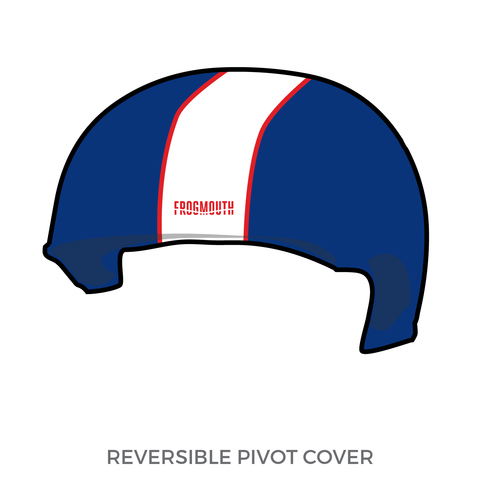 Connecticut RollerGirls Yankee Brutals: Pivot Helmet Cover (Blue)