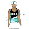 Gorge Roller Derby: Reversible Uniform Jersey (WhiteR/BlackR)
