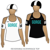 Gorge Roller Derby: Reversible Scrimmage Jersey (White Ash / Black Ash)