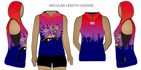 Windy City Rollers: Uniform Sleeveless Hoodie – Frogmouth