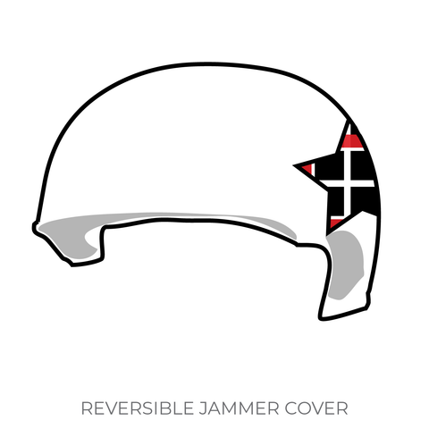 Brisbane City Rollers C Team: Jammer Helmet Cover (White)