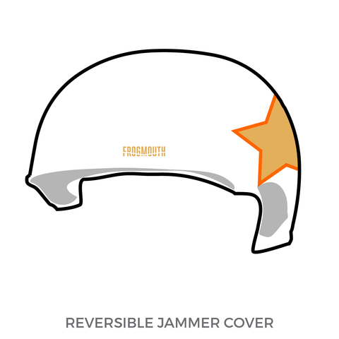 Peach State Roller Derby: Jammer Helmet Cover (White)