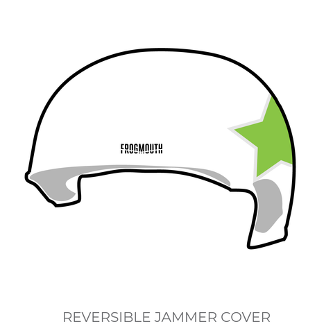 Greenville Roller Derby: Jammer Helmet Cover (White)