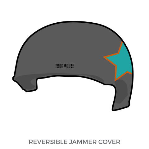 Tokyo Roller Girls Fuji Flatliners Yokota: Jammer Helmet Cover (Gray)