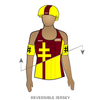 Roller Derby Metz Club: Reversible Uniform Jersey (YellowR/RedR)