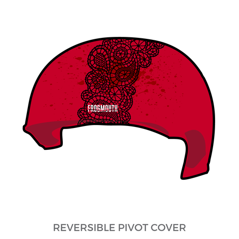 Mass Attack Roller Derby Bloody Bordens: Pivot Helmet Cover (Red)