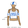 Boston Roller Derby Cosmonaughties: Uniform Jersey (White)