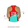 Fredericksburg Roller Derby: Reversible Uniform Jersey (TurquoiseR/RedR)
