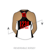 Old Capitol City Roller Derby: Reversible Uniform Jersey (WhiteR/BlackR)